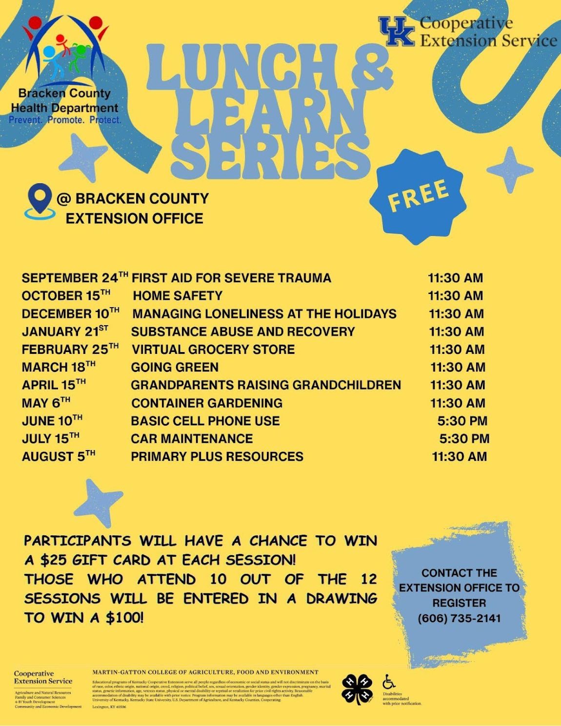 Lunch & Learn Series - Upcoming Events